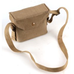 British WW2 1941 Dated Army Binocular + Case + Strap