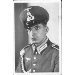 German WW2 SS / Army Cavalry / Danziger visor cap skull/ Totenkopf