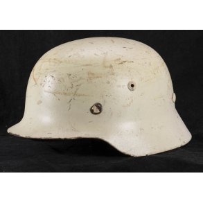 German WW2 M35 Helmet used postwar German Red Cross/ Fire Fighter