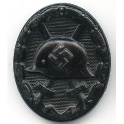 German WW2 Wound badge in black 1939 '107'