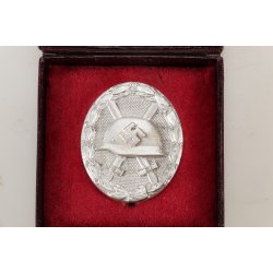 German WW2 Wound badge in silver 1939 '65' - Cased