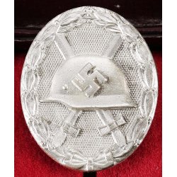 German WW2 Wound badge in silver 1939 '65' - Cased
