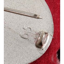 German WW2 Wound badge in silver 1939 '65' - Cased