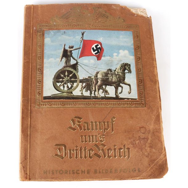 German WW2 Cigarette Album Kampf um's Dritte Reich