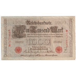 Reichsmark, 1000 Mark 1910