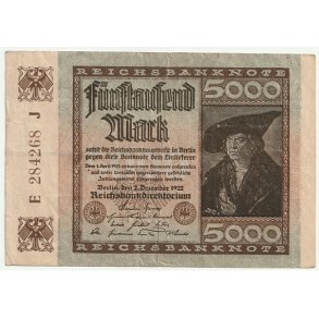 Reichsmark, 5000 Mark 1922