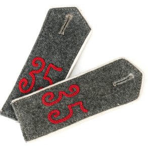 German WW1 Preussen Infanterie Regiment 35 shoulder boards
