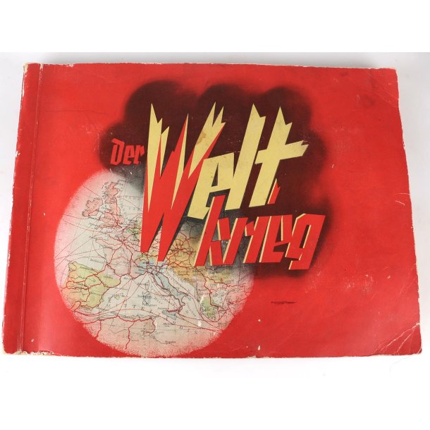 German WW2 The world war (Der Weltkrieg) cigarette album