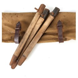 German WWII Zeltbahn Bag With Poles