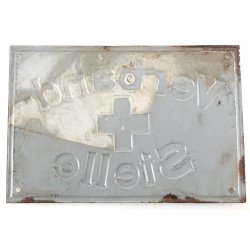 German WW1/2 Verbandstelle (Field first aid) sign