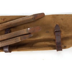 German WWII Zeltbahn Bag With Poles