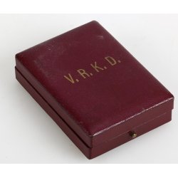 V.R.K.D - Travelling merchants -  25 y member's badge with case
