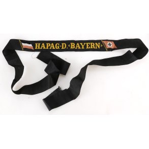 German WW2 Navy HAPAG.D Bayern cap tally