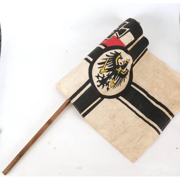 German WW1 handheld National war flag (Reichskriegsflagge)