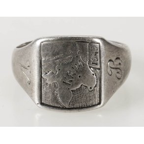 German WW2 Krim campaign ring 1943 SS/WH/LW