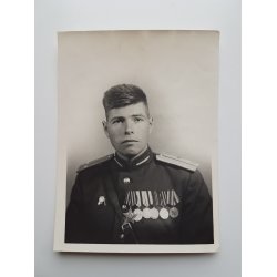 Soviet WWII portrait photo