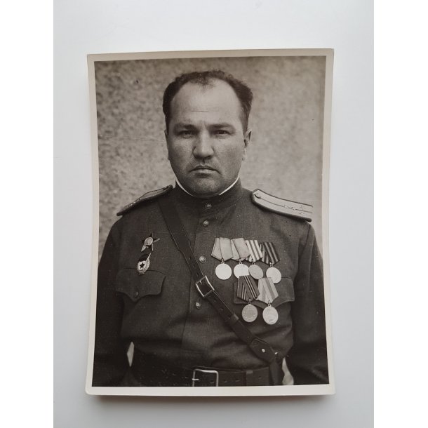 Soviet WWII portrait photo