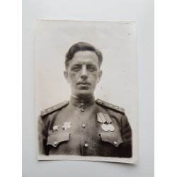 Soviet WWII portrait photo