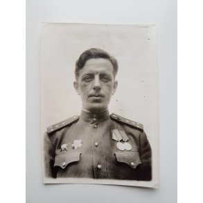 Soviet WWII portrait photo