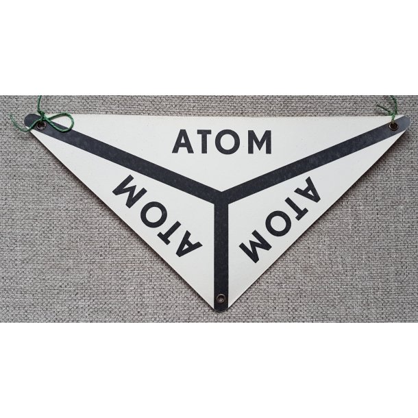 Swedish warning sign - ATOM (Radioactivity)