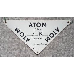 Swedish warning sign - ATOM (Radioactivity)