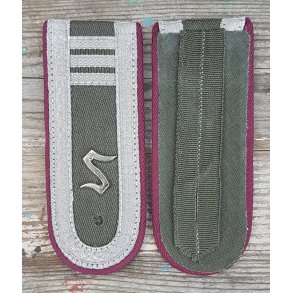 DDR, Zivilverteidigung Shoulder boards - Officer Student, Year 3
