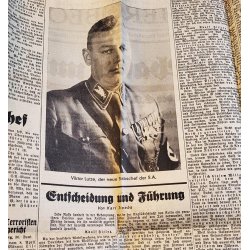 German WW2 Vlkischer Beobachter "Night of the Long Knives" issue 1934