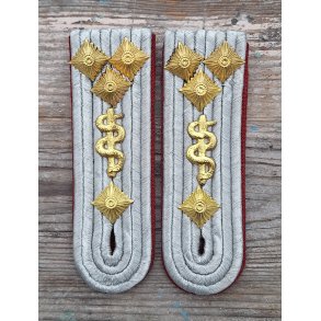 DDR, MfS/Stasi Medical officer Shoulder boards - Hauptmann