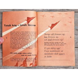 Swedish booklet - Om kriget kommer (1961)