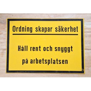 Swedish military Information sign - Cold war