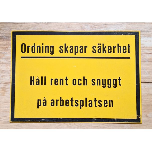 Swedish military Information sign - Cold war