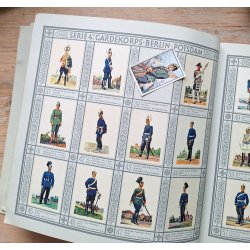 German 1930s Cigarette Album - Uniformen Der Alten Armee (Waldorf-Astoria)