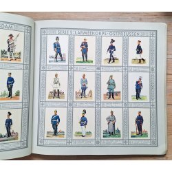 German 1930s Cigarette Album - Uniformen Der Alten Armee (Waldorf-Astoria)