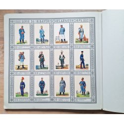 German 1930s Cigarette Album - Uniformen Der Alten Armee (Waldorf-Astoria)