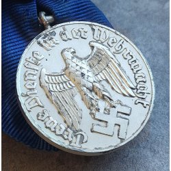 German WW2 Wehrmacht Long Service Award - 4 years - Parade mounted