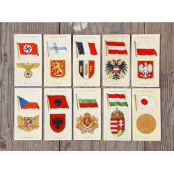 National Flags and Arms cigarette cards - John Player &amp; Sons 1936