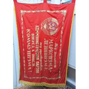 Soviet political banner - State emblem 