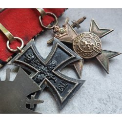 German WW1/2 4-place medal bar