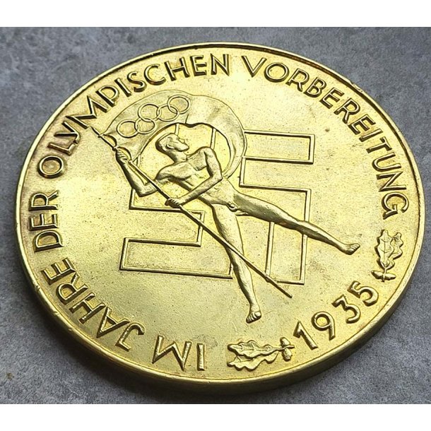 German WW2 Berlin Olympics 1936 - "For special service" plaque