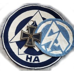German WW2 SA Sport shirt insignia Gruppe "HA" (Hansa)