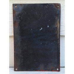 Poland PRL Enameled sign - Fire siren