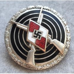 German WW2 HJ sharpshooter's badge badge in silver 'M1/102'