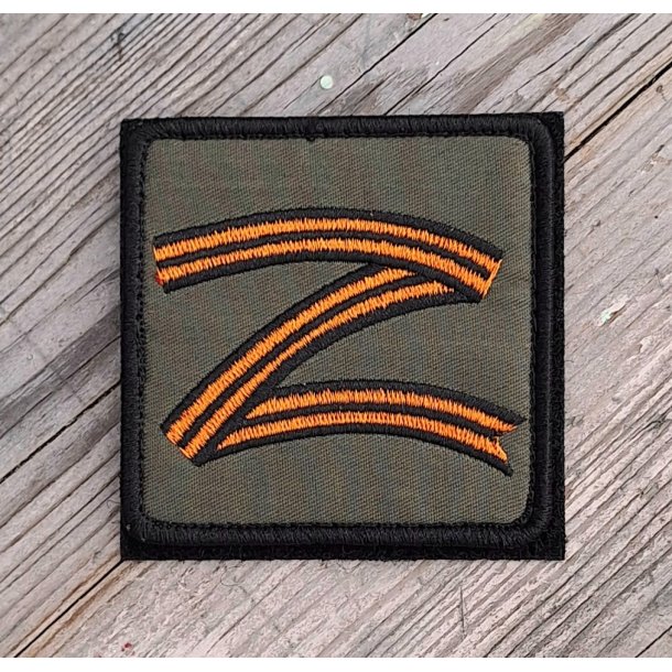 Russo-Ukrainian War: Russian Morale patch "Z - Victory ribbon"