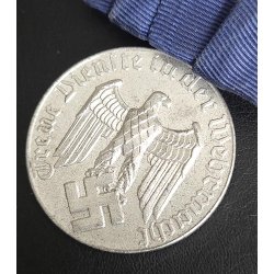  German WW2 Wehrmacht Long Service Award - 4 years - Parade mounted