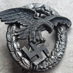 German WW2 Luftwaffe Observer's badge 'P.Meybauer, Berlin'