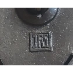 German WW2 Infantry assault badge in bronze 'JFS'