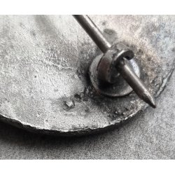 German WW2 Wound badge in silver 1939 � L/12 C.E. Juncker, Berlin