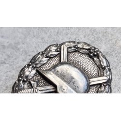 German WW1 Wound badge in silver 1918 - Godet - Hohl Verb�det
