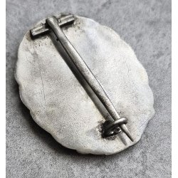 German WW1 Wound badge in silver 1918 - Godet - Hohl Verb�det