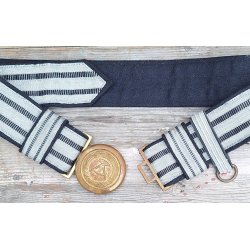 DDR, NVA Volksmarine Officer parade belt &amp; aiguillette w. box